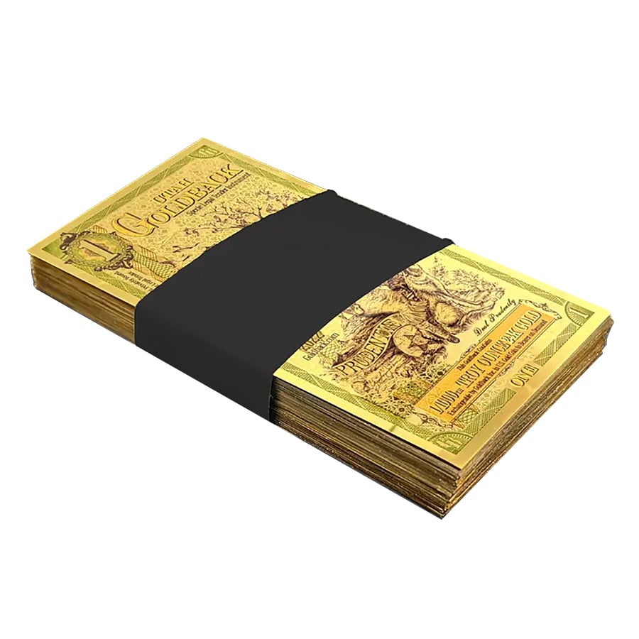 1 Utah Goldback 1/1000 oz 24K Gold Foil Aurum Note thumbnail 3