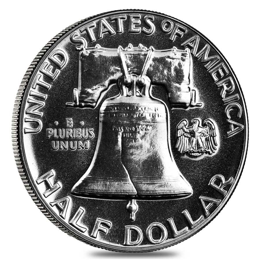 $10 Face Value Franklin Half Dollars 90% Silver 20-Coin Roll (Proof) thumbnail 3