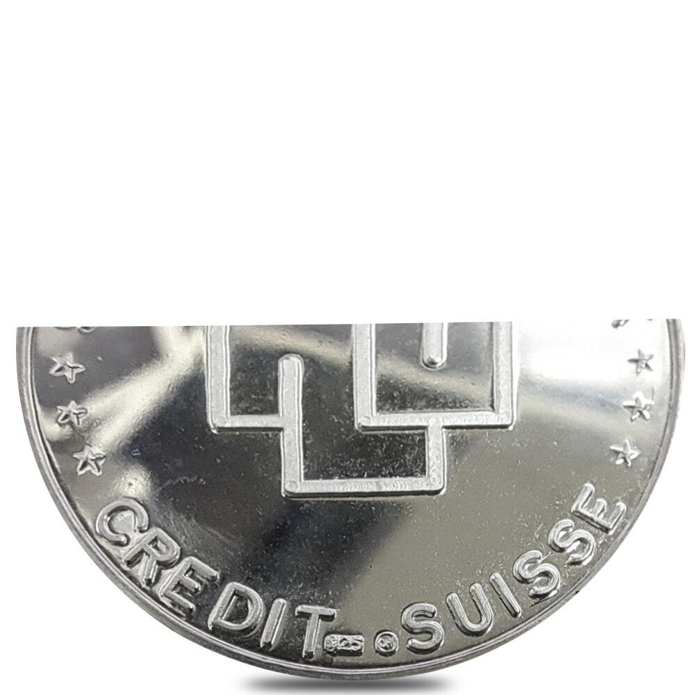 0.446 oz Credit Suisse Silver Round 0.925 Fine thumbnail 3
