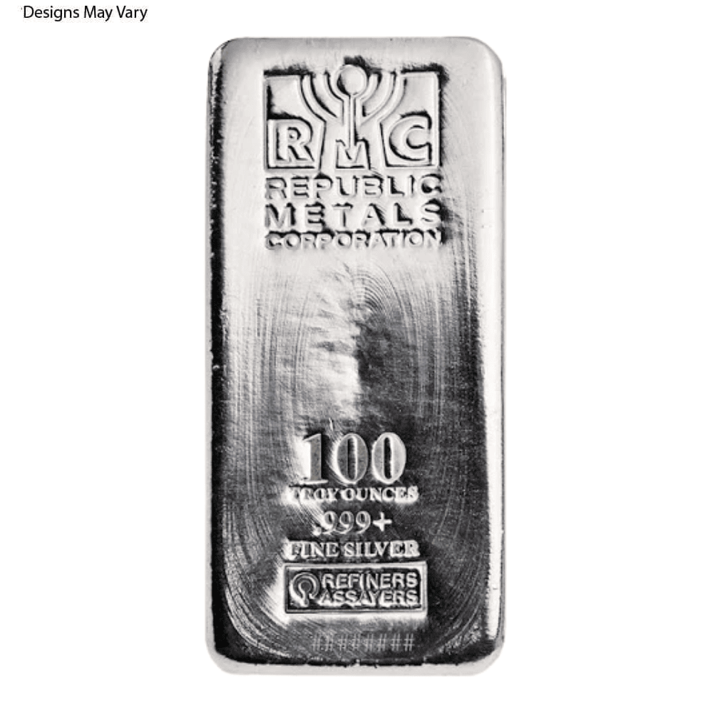 100 oz Generic Silver Bar .999 Fine thumbnail 4