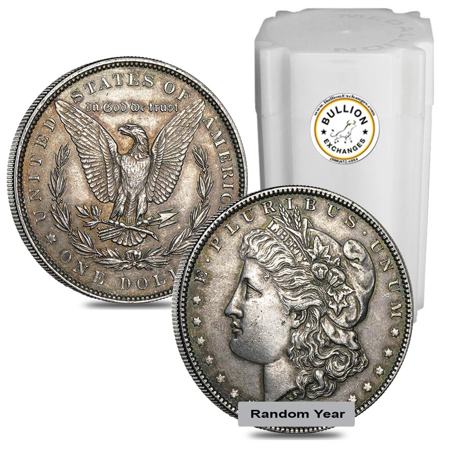 Roll of 20 - 1878-1904 Morgan Silver Dollar XF (Random Year)